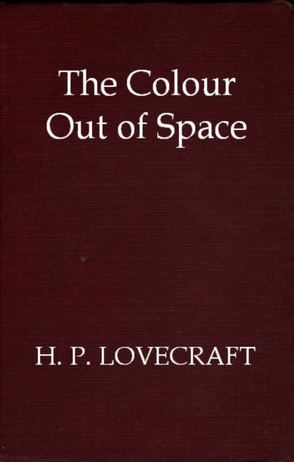 The Colour Out of Space