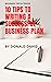 10 Tips to writing a successful business plan by Donald David