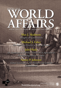 World Affairs: The Journal of International Issues (vol. clxxxi)
