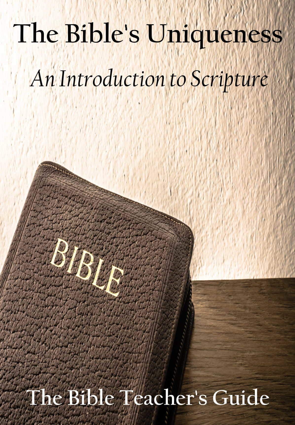 The Bible's Uniqueness: An Introduction to Scripture (The Bible Teacher's Guide Book 24)