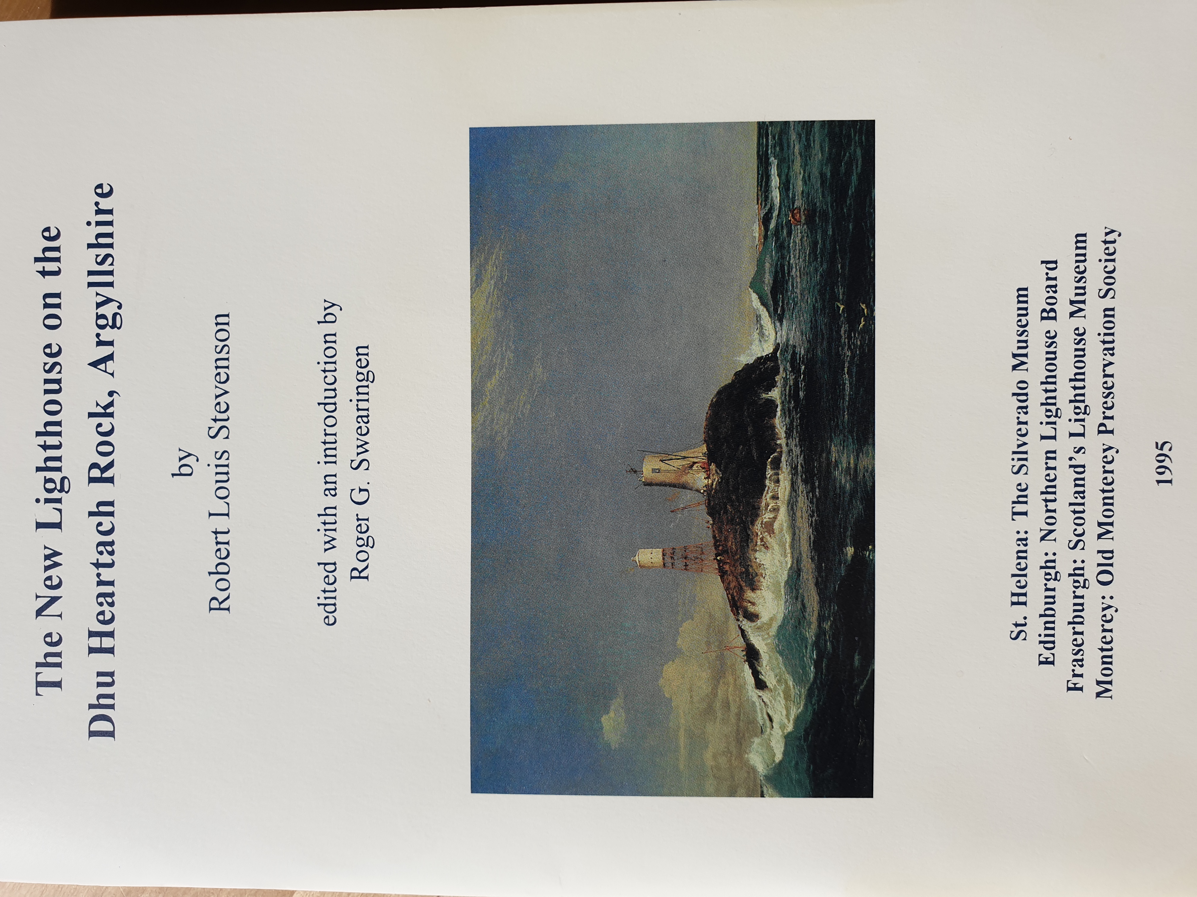 The New Lighthouse on the Dhu Heartach Rock, Argyllshire