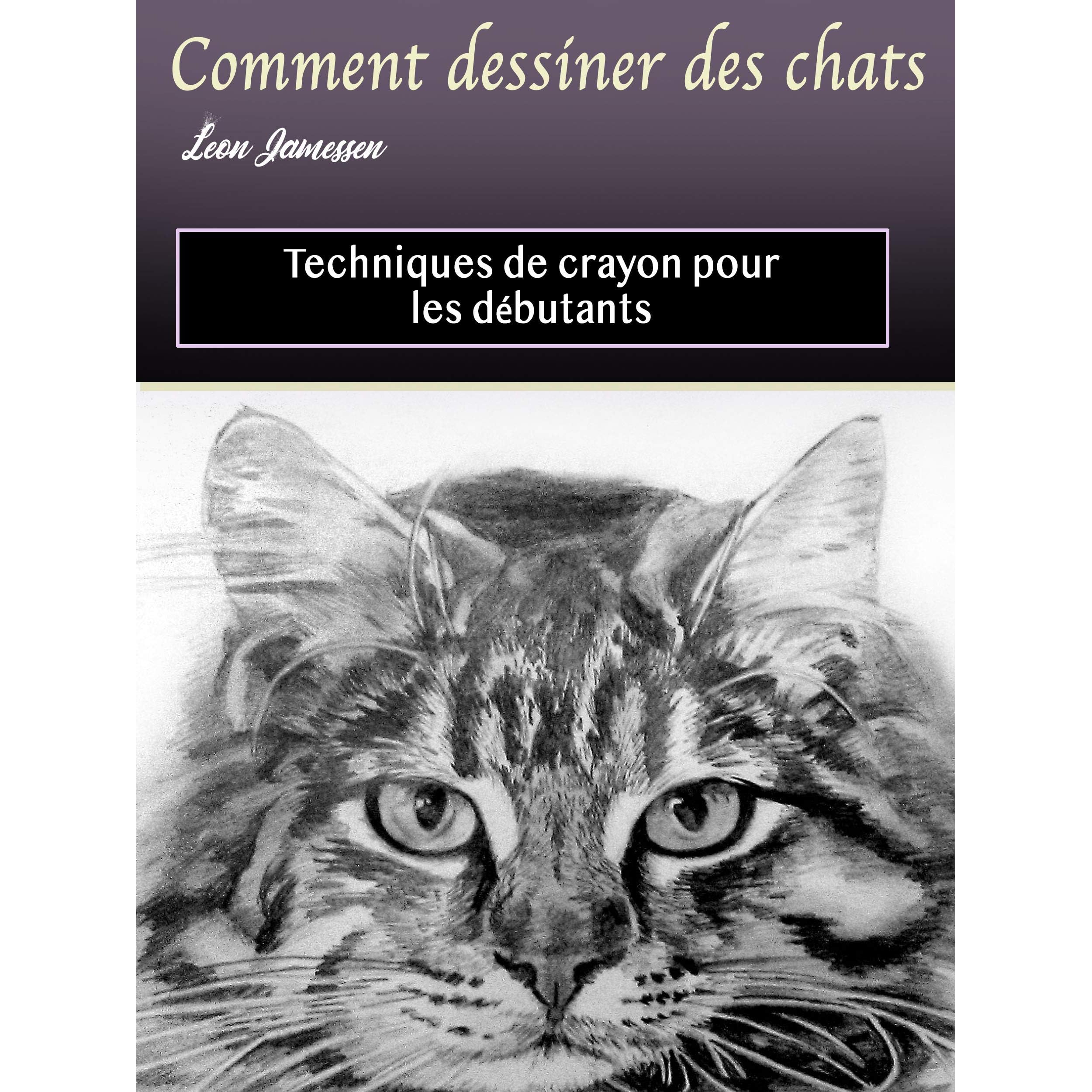 Comment Dessiner Des Chats Techniques De Crayon Pour Les Debutants By Leon Jamessen