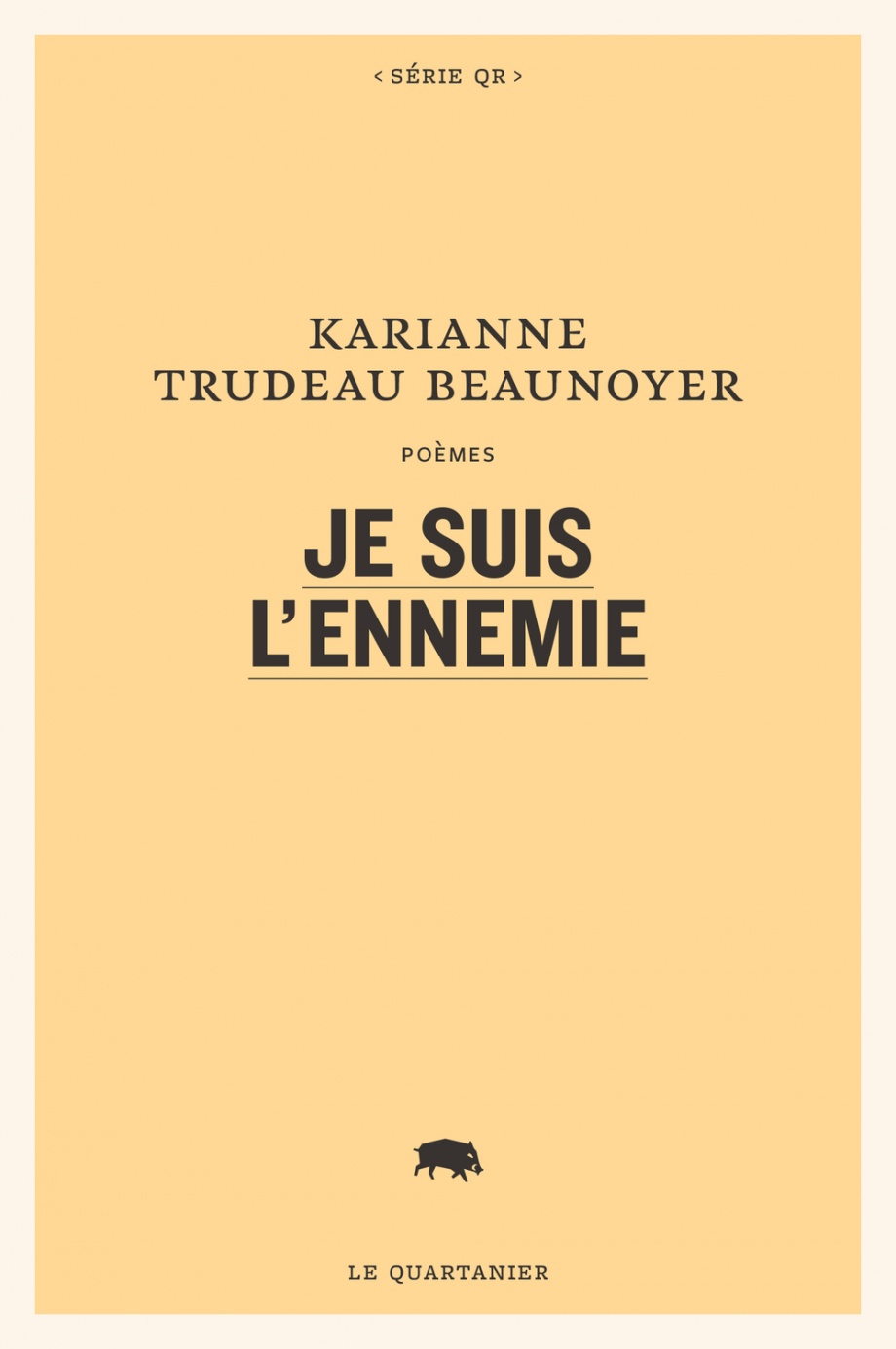 Je suis l'ennemie (Paperback)