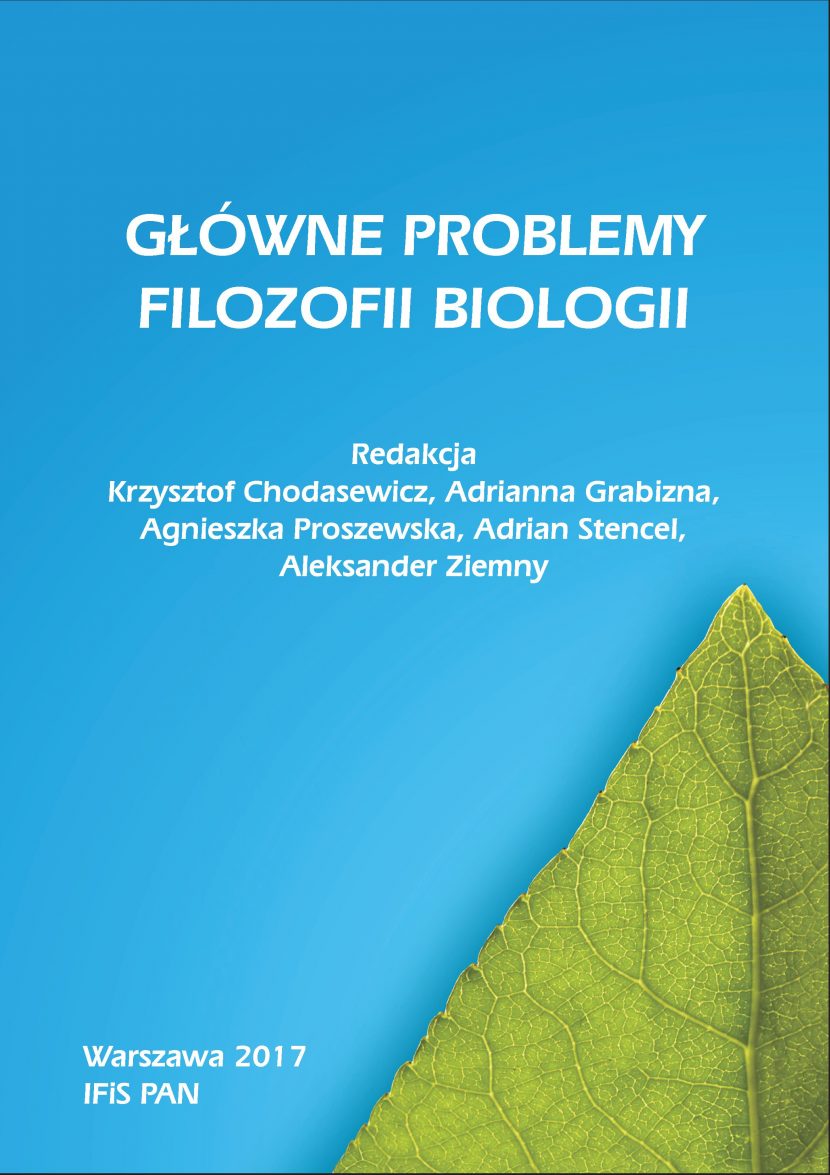 Główne problemy filozofii biologii (Paperback)