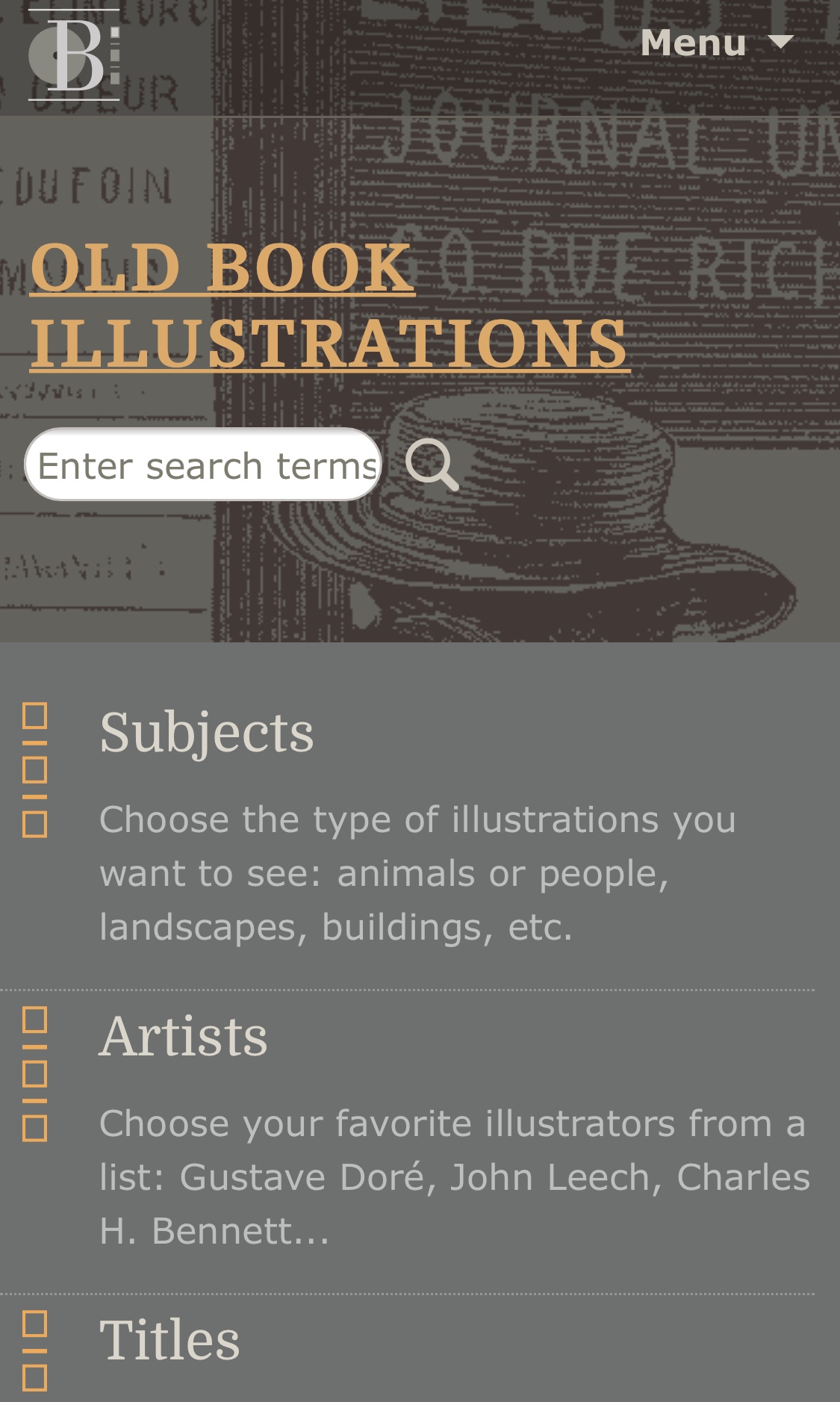 old book illustrations (Unknown Binding)