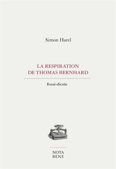 La respiration de Thomas Bernhard (Paperback)