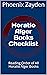 Horatio Alger Books Checklist: Reading Order of All Horatio Alger Books