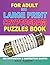 For Adult 500 Large Print Cryptogram Puzzles Book by Kris Bandon