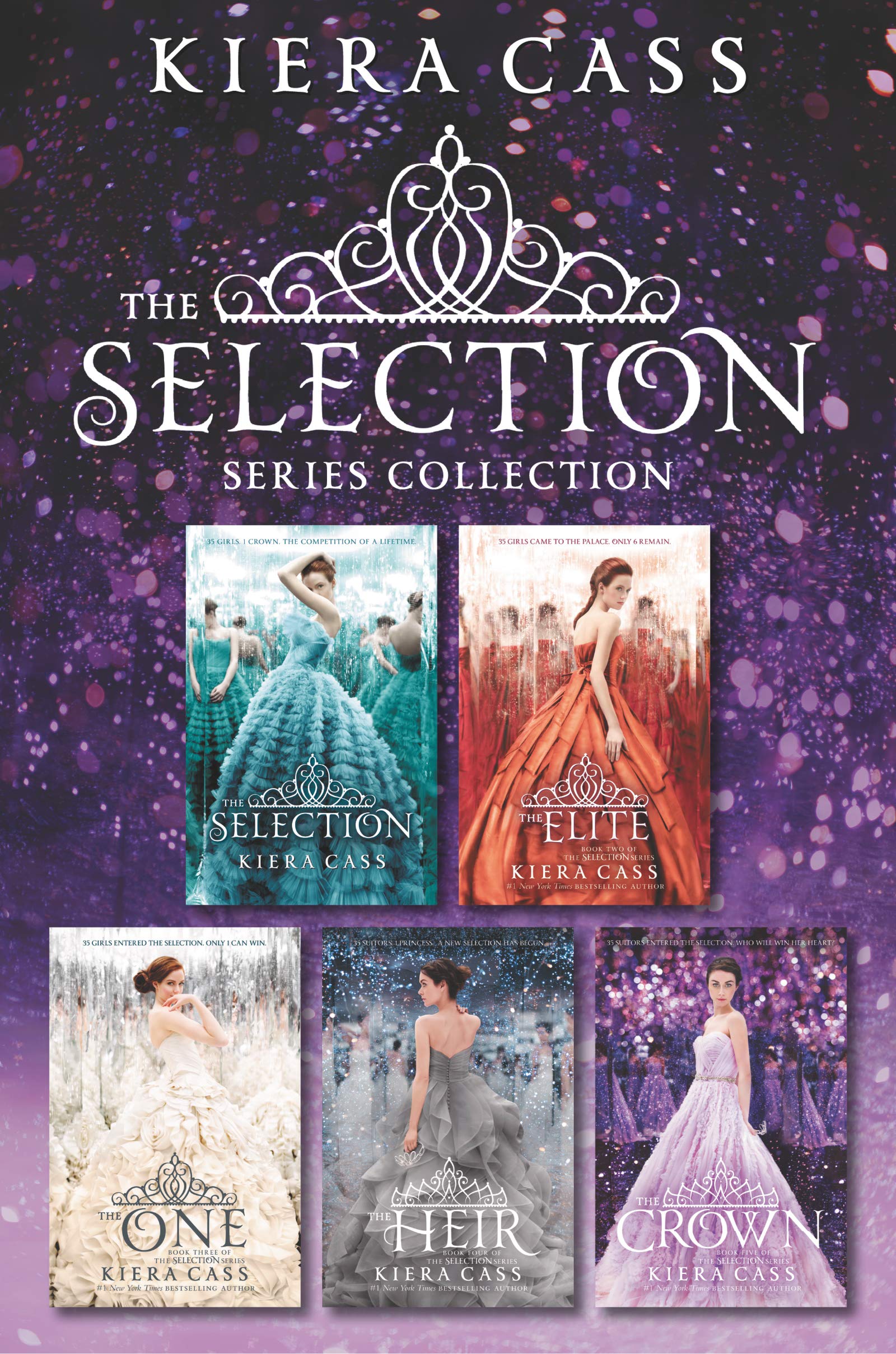 The Selection Series 5-Book Collection: The Selection, The Elite, The One, The Heir, The Crown – The #1 NYT Bestselling Young Adult Royal Romance