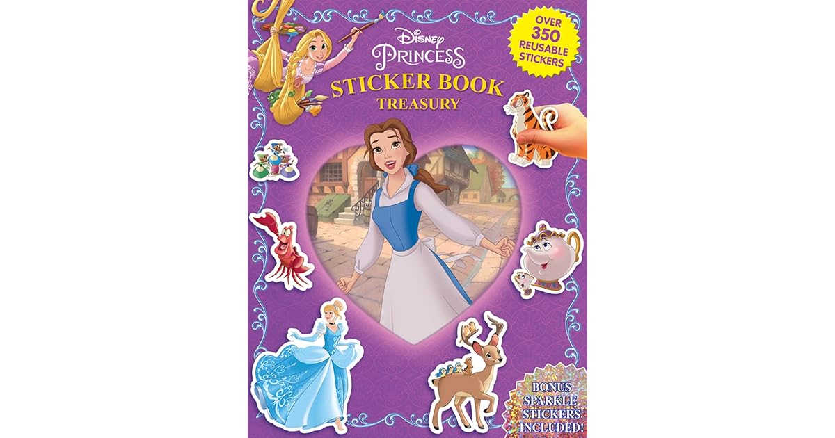 Disney Princess Sticker Book Treasury by Phidal Publishing