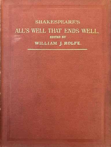 Shakespeare's All's Well That Ends Well