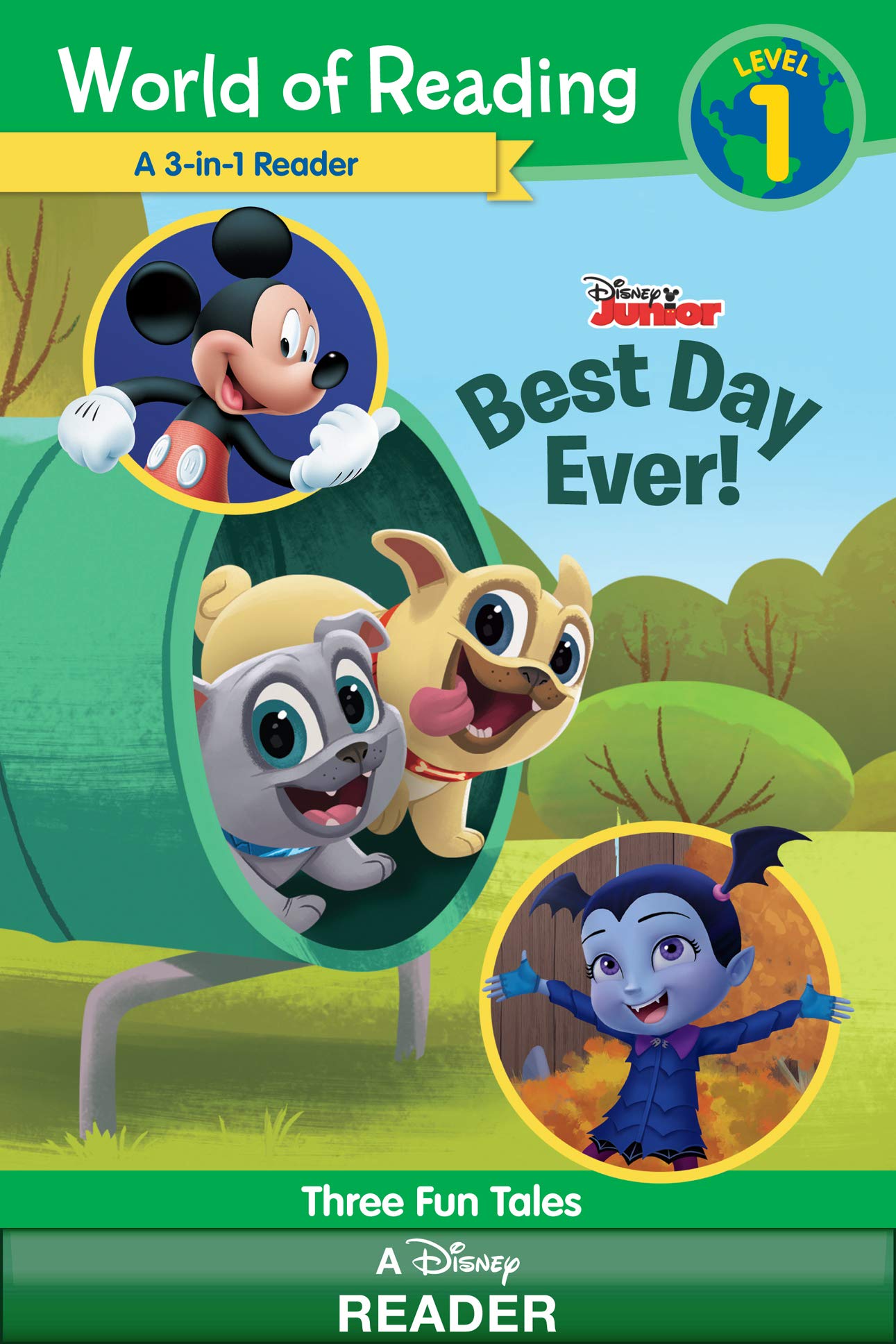 World of Reading: Disney Jr.'s Best Day Ever! 3-in-1 Reader (World of Reading (eBook))