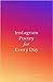 Instagram Poetry for Every Day
