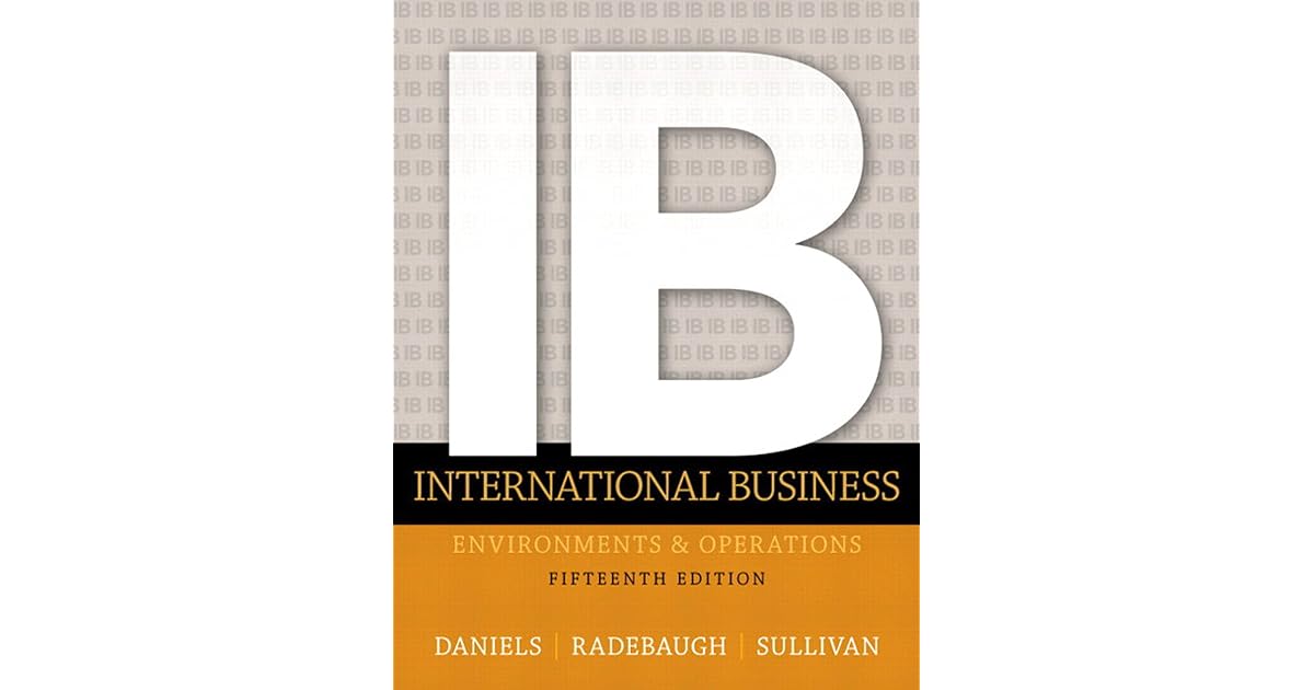 International Business by John Daniels