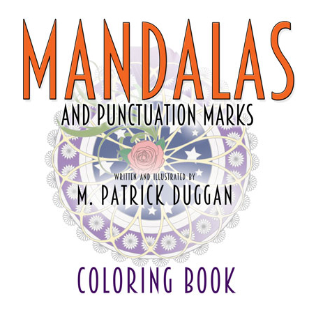 Mandalas and Punctuation Marks Coloring Book