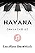 Havana - Camila Cabello - Piano Solo - Big Note by Alicja Urbanowicz