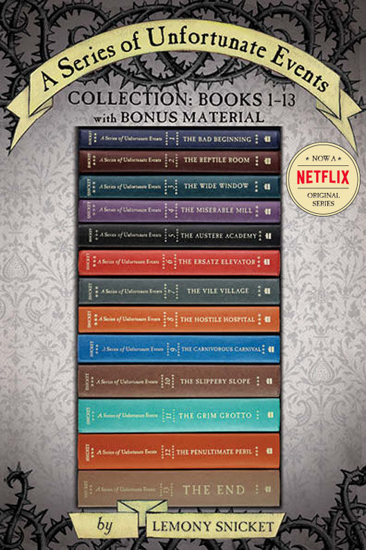 A Series of Unfortunate Events Complete Collection: Books 1-13: With Bonus Material