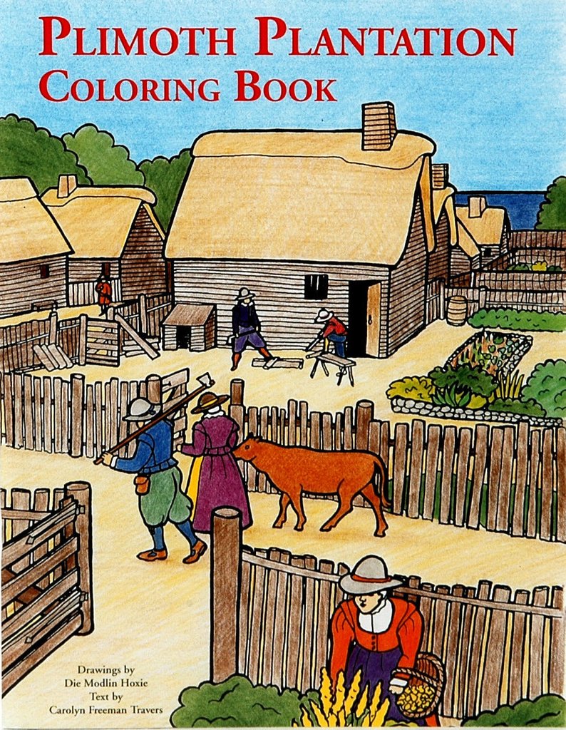 Plimoth Plantation Coloring Book