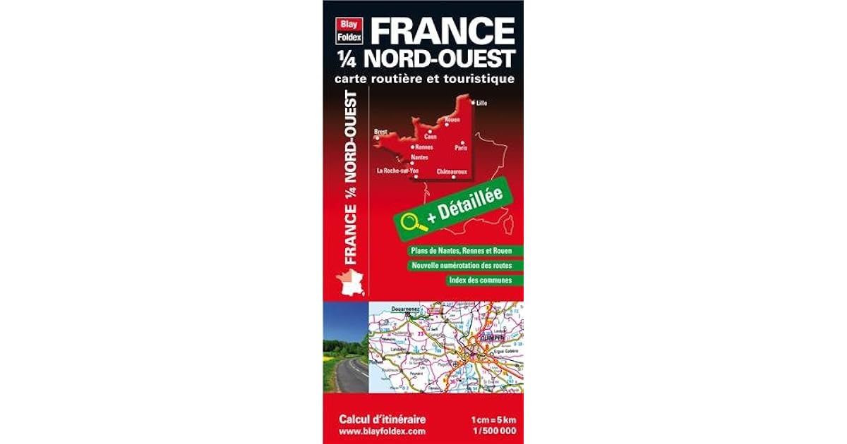 Bf Cn France 1 4 Nord Ouest Cartes By Blay Foldex