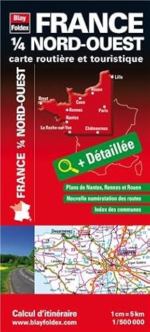 Bf Cn France 1 4 Nord Ouest Cartes By Blay Foldex