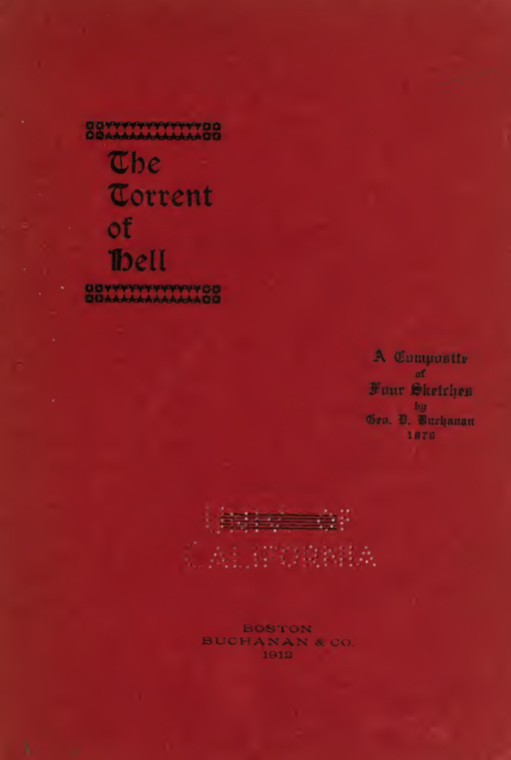 The Torrent of Hell: A Composite of Four Sketches (Hardcover)