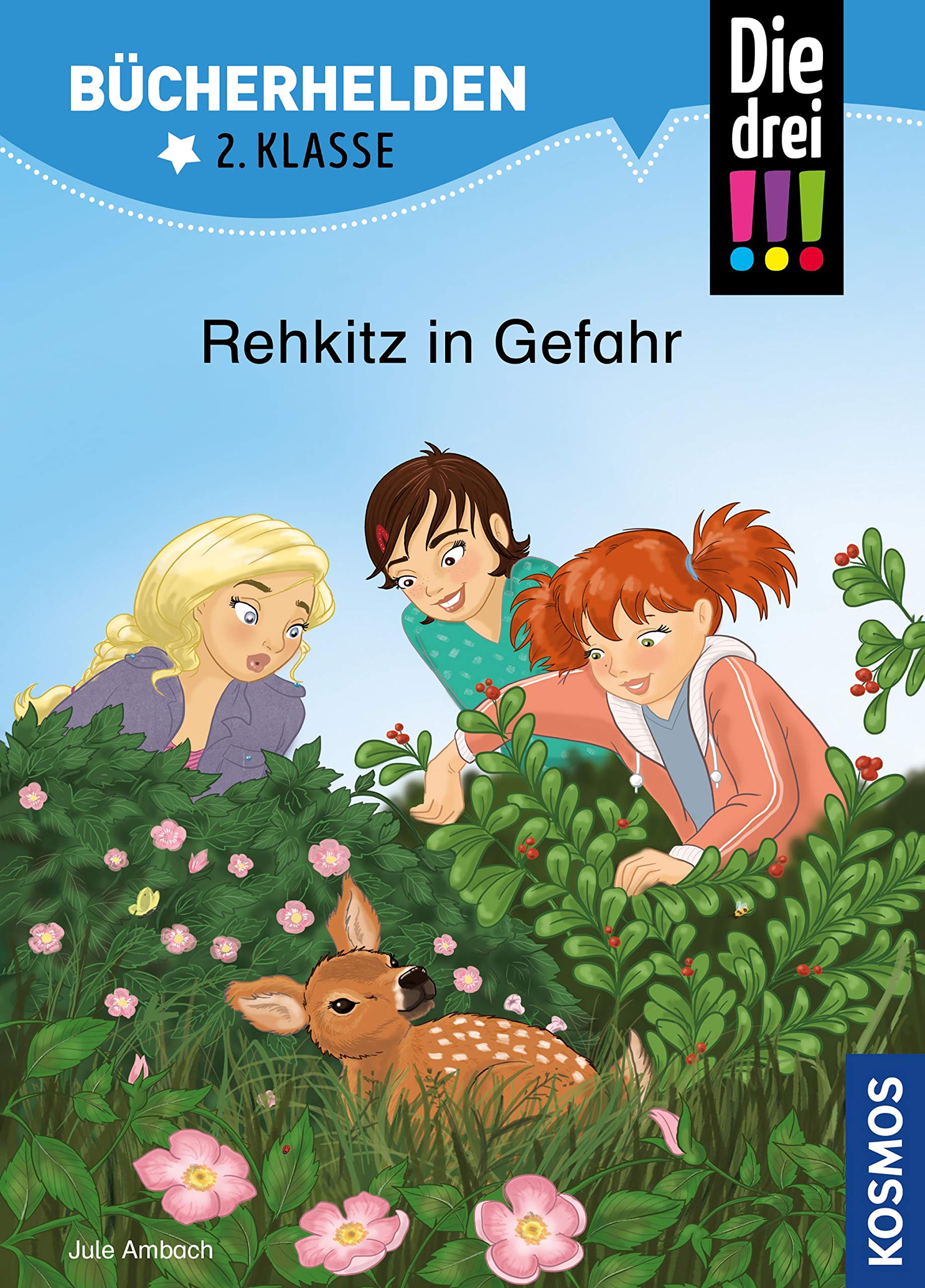 Die drei !!!, Bücherhelden 2. Klasse, Rehkitz in Gefahr (drei Ausrufezeichen) (German Edition)