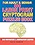For Adult & Senior 500 Large Print Cryptogram Puzzles Book by Kris Bandon