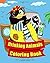 Drinking Animals Coloring B...