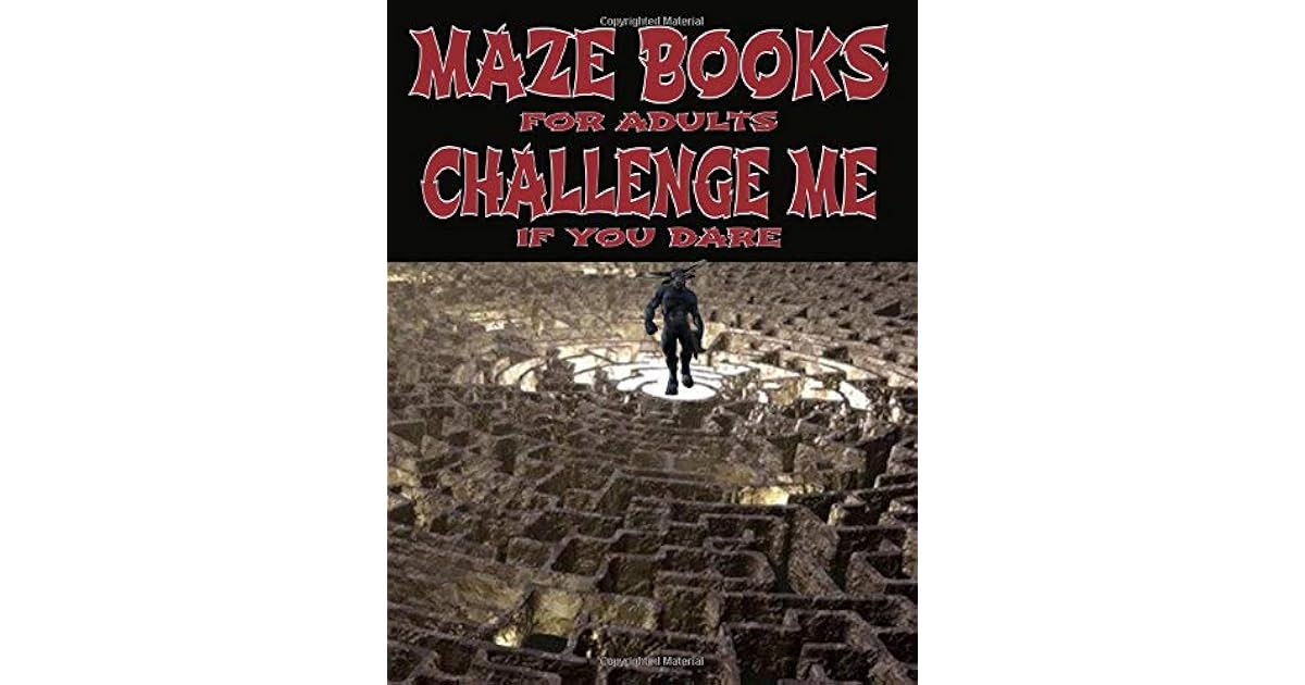 Maze Books For Adults Challenge Me If You Dare Time Consuming Puzzles