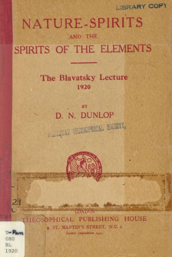 Nature Spirits and the Spirits of the Elements (Paperback)