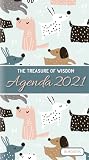 The Treasure of Wisdom - 2021 Pocket Planner - dogs: An 18 month planner with inspirational Bible verses
