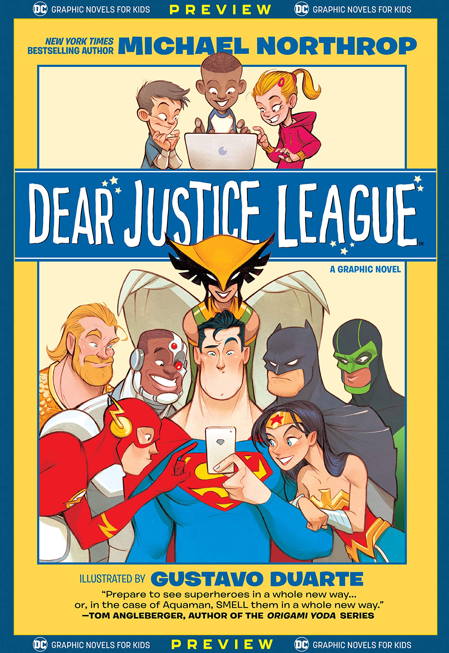 DC Graphic Novels for Kids Sneak Peeks: Dear Justice League (2020-) #1