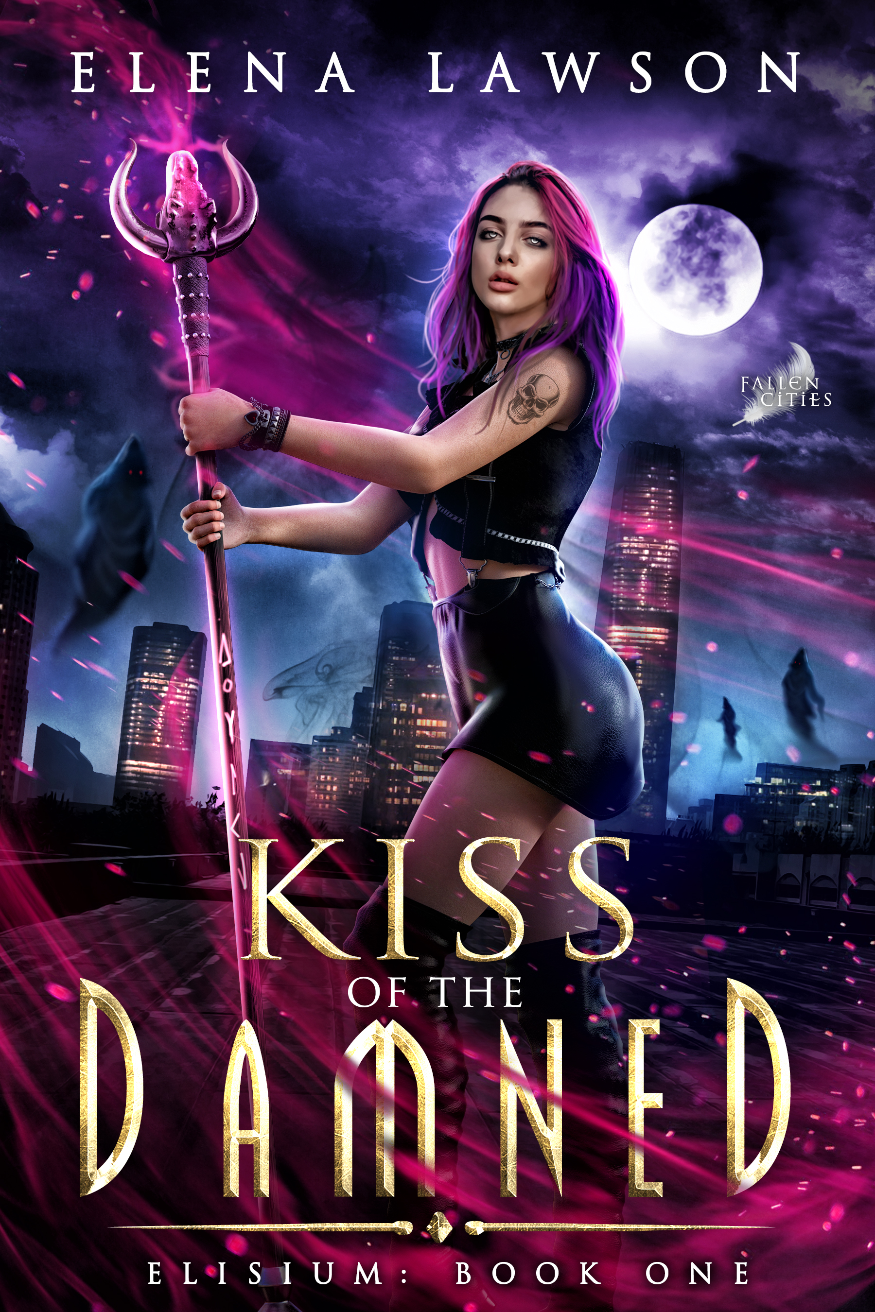 Kiss of the Damned (Fallen Cities: Elisium, #1)
