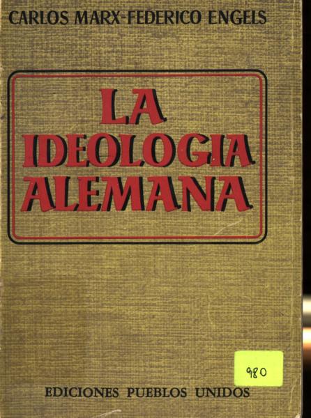 La Ideología Alemana