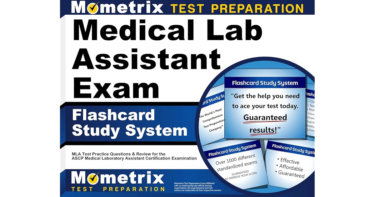 Medical Lab Assistant Exam Flashcard Study System MLA Test Practice