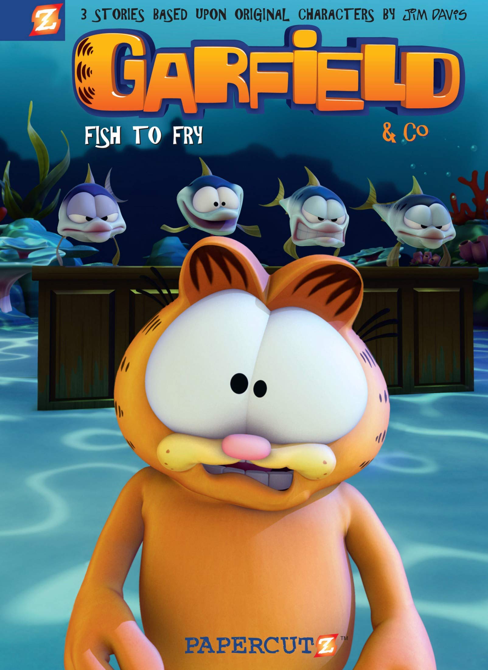 Garfield: Fish To Fry - Great Fat Cat Cartoon Comics Books For Kids, Boys , Girls , Fans , Adults (Kindle Edition)