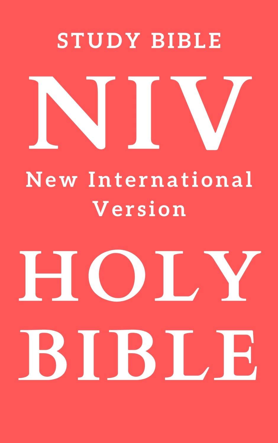 NIV Holy Bible