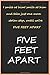 Five Feet Apart by Rachael Lippincott