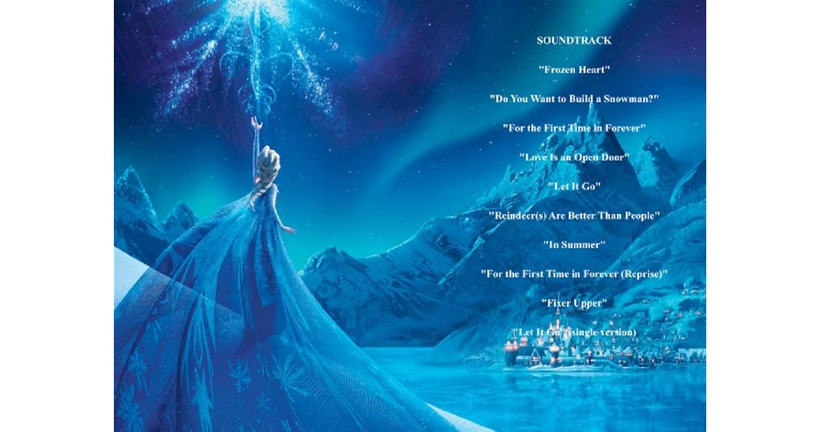 Frozen Original Soundtrack Booklet Deluxe Edition by Walt Disney Company