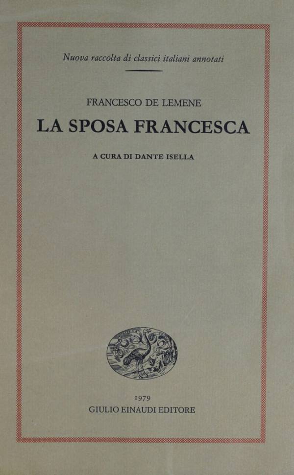 La Sposa Francesca (Unknown Binding)