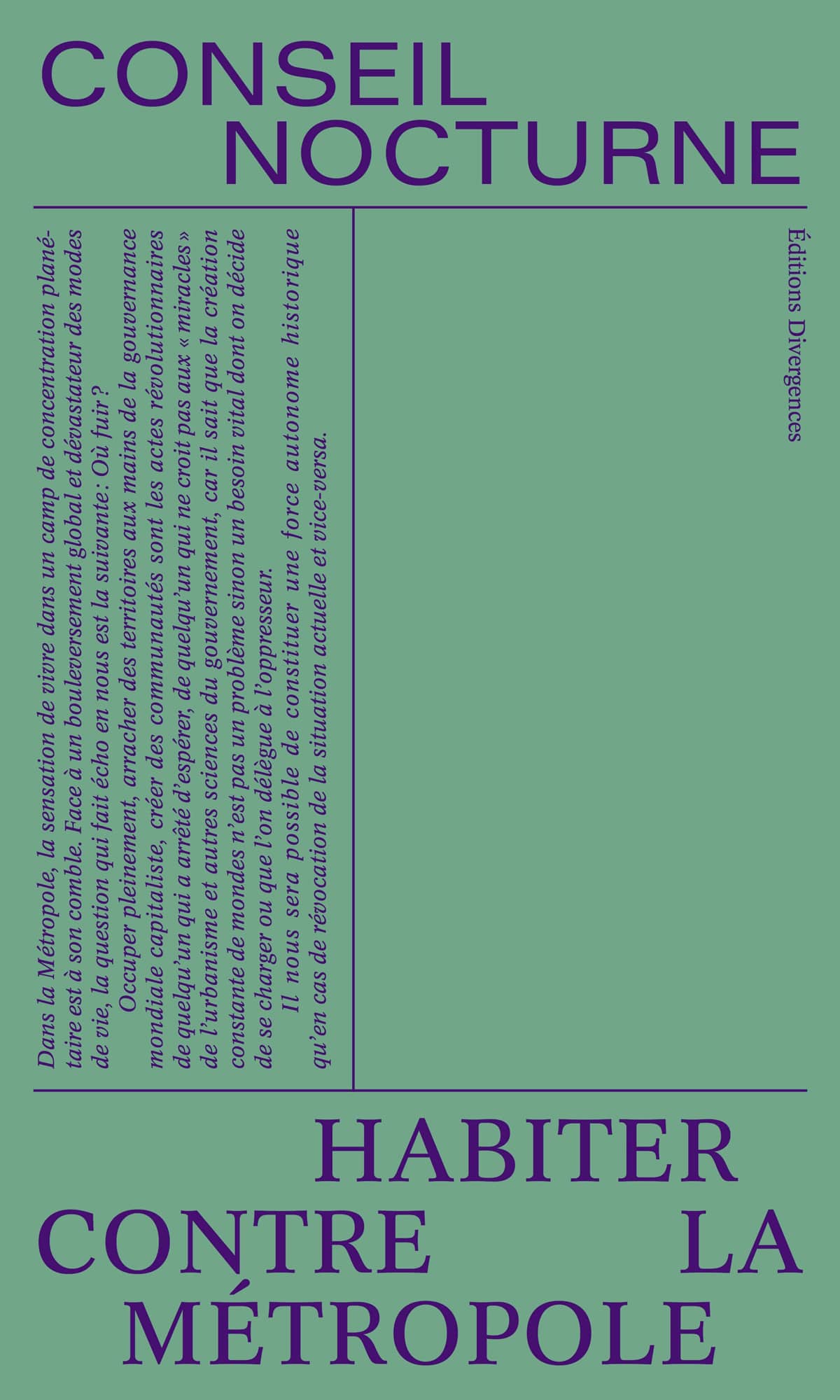 Habiter contre la métropole (Paperback)