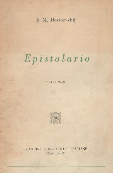 Epistolario. Volume I (Paperback)