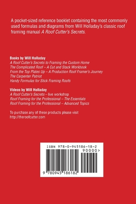 Handy Formulas for Stick Framing Roofs (Paperback)