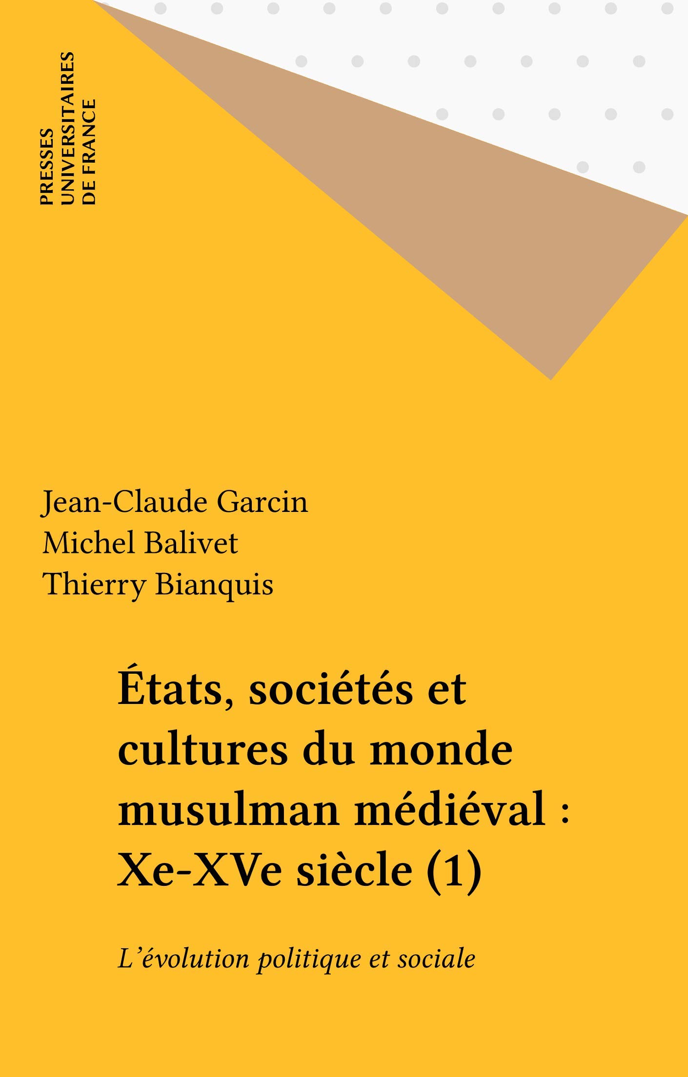 États, sociétés et cultures du monde musulman médiéval : Xe-XVe siècle (1): L'évolution politique et sociale (Nouvelle clio) (French Edition)