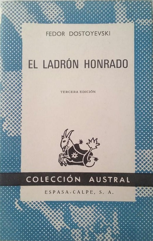 Portada de El ladrón honrado, de Fyodor Dostoevsky