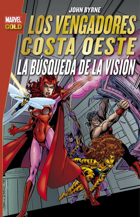 Portada de Los Vengadores Costa Oeste: La búsqueda de La Visión, de John Byrne