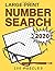 Large Print Number Search P...