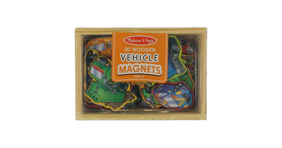 melissa and doug vehicle magnets