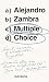 Multiple Choice by Alejandro Zambra