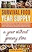 survival food year supply by Aaron Brown